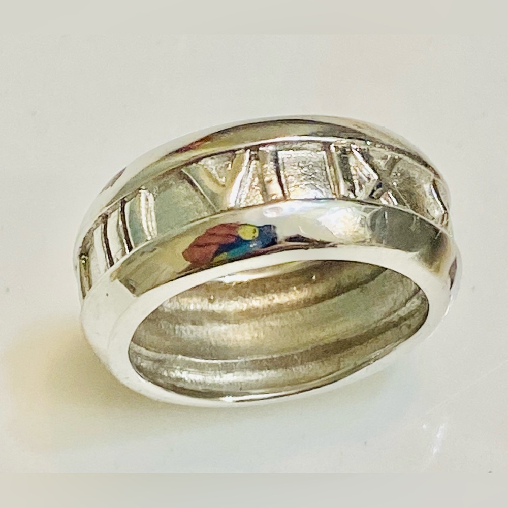 Vtg  Roman Numeral 925  Ring size 5